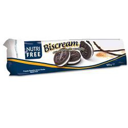 NUTRIFREE BISCREAM CON CREMA ALLA VANIGLIA 125 G image not present