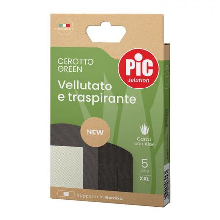 CEROTTO PIC GREEN BAMBU' ALOE STERILE 7,5X10 CM 5 PEZZI image not present