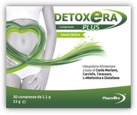 DETOXERA PLUS INTEGRATORE ALIMENTARE PER STIPSI E TRANSITO INTESTINALE 30 COMPRESSE image not present