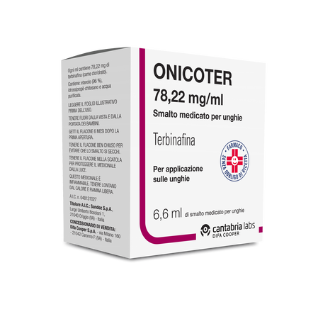 ONICOTER*smalto unghie 1 flacone 6,6 ml 78,22 mg/ml image not present