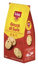 SCHAR GOCCE DI SOLE BISCOTTI DI PASTAFROLLA CON GOCCE DI CIOCCOLATO FONDENTE SENZA LATTOSIO 200 G
