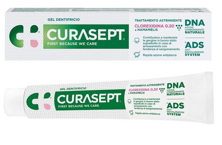 CURASEPT GEL DENTIFRICIO ADS DNA TRATTAMENTO ASTRINGENTE 75 ML image not present