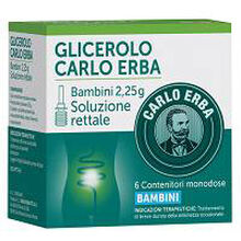 GLICEROLO (CARLO ERBA)*BB 6 microclismi 2,25 g con camomilla e malva