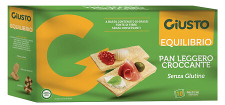 GIUSTO EQUILIBRIO SENZA GLUTINE PAN LEGGERO CROCCANTE 250 G image not present