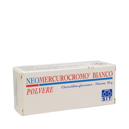 NEOMERCUROCROMO BIANCO*polv u.e. 20 g image not present