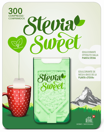 HERMESETAS STEVIA 300 COMPRESSE image not present
