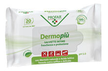 DERMO PIU' SALVIETTE INTIME 20 PEZZI PROFAR