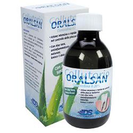 ORALSAN COLLUTORIO CLOREXIDINA 0,20% CON ALOE 200 ML image not present