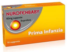NUROFENBABY*10 supp 60 mg prima infanzia