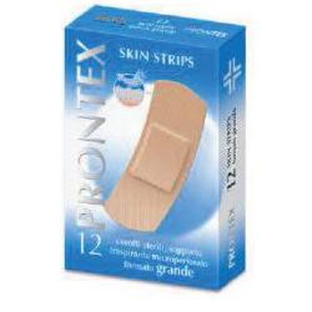 CEROTTO PRONTEX SKIN STRIPS FORMATO GRANDE ASTUCCIO 12 PEZZI image not present