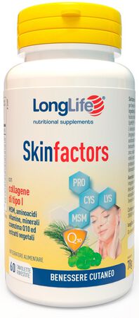 LONGLIFE SKIN FACTORS 60 TAVOLETTE image not present