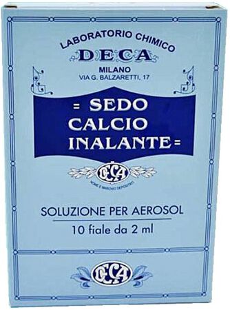 SEDO CALCIO INALANTE SOLUZIONE AEROSOL 10 FIALE 2 ML image not present