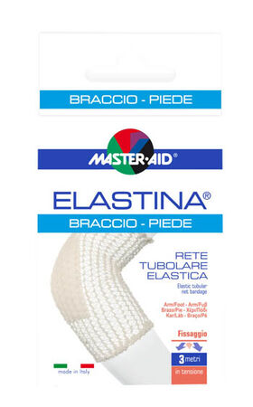 RETE TUBOLARE ELASTICA IPOALLERGENICA MASTER-AID ELASTINA BRACCIO/PIEDE 3 MT IN TENSIONE CALIBRO 4 CM image not present