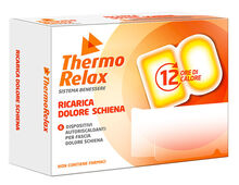 THERMORELAX RICARICA PER FASCIA DOLORE LOMBARE 6 DISPOSITIVI AUTORISCALDANTI