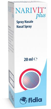 NARIVIT PLUS SPRAY NASALE 20 ML CON ACIDO IALURONICO CROSS-LINKATO D-PANTENOLO BIOTINA VITAMINA E VITAMINA E image not present