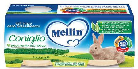 MELLIN OMOGENEIZZATO CONIGLIO 2 X 80 G image not present