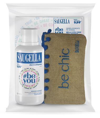 SAUGELLA BUNDLE PROMO POCHETTE 23 BE YOU 1 DERMOLIQUIDO 500 ML + POCHETTE CON PRODOTTI OMAGGIO image not present