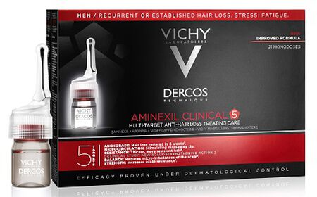 DERCOS AMINEXIL FIALE 21 UOMO 6 ML image not present