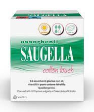 SAUGELLA COTTON TOUCH ASSORBENTI GIORNO CON ALI 14 PEZZI
