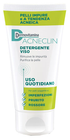 DERMOVITAMINA ACNECLIN DETERGENTE VISO USO QUOTIDIANO 200 ML image not present