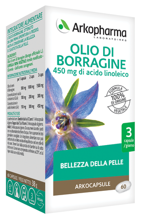 ARKOPHARMA OLIO DI BORRAGINE 60 PERLE image not present