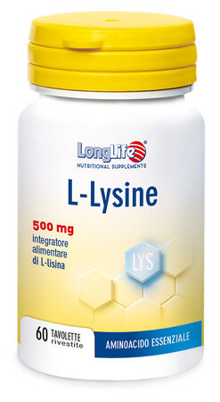 LONGLIFE L-LYSINE 500MG 60 TAVOLETTE image not present