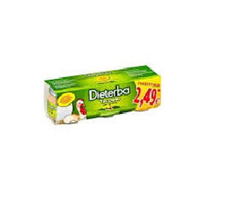 DIETERBA OMOGENEIZZATO TACCHINO 3 PEZZI 80 G image not present