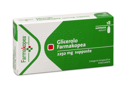 GLICEROLO (FARMAKOPEA)*18 supp 2.250 mg image not present