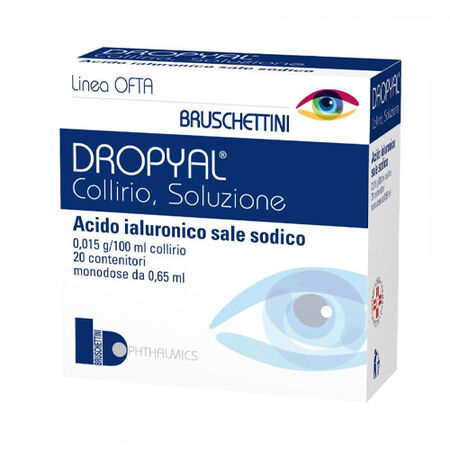 DROPYAL*20 monodosi collirio 0,65 ml 0,015 g/100 ml image not present