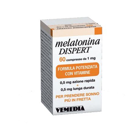 MELATONINA DISPERT 1MG DI MELATONINA 60 COMPRESSE image not present