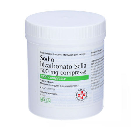 SODIO BICARBONATO (SELLA)*1.000 cpr 500 mg image not present
