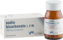 SODIO BICARBONATO (LABORATORIO FARMACOLOGICO MILANESE)*50 cpr 500 mg flacone