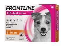 FRONTLINE TRI-ACT*spot-on soluz 3 pipette 1 ml 504,8 mg + 67,6 mg cani da 5 a 10 Kg