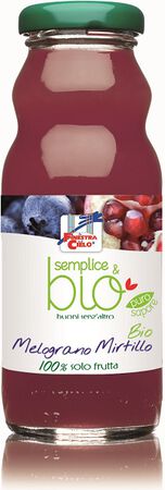 FSC SEMPLICE&BIO MELA MELOGRANO MIRTILLO BIO SENZA ZUCCHERI AGGIUNTI 200 ML image not present
