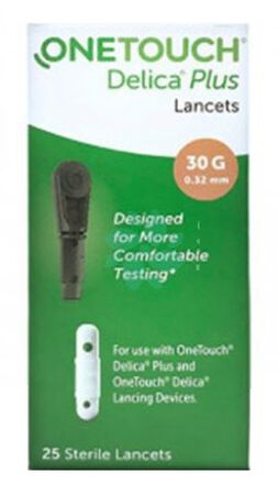 LANCETTE PUNGIDITO ONETOUCH DELICA PLUS 25 PEZZI image not present