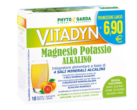 VITADYN MAGNESIO POTASSIO ALKALINO SENZA ZUCCHERO 10 BUSTINE image not present