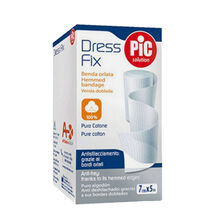 BENDA IN GARZA IDROFILA ORLATA PIC DRESSFIX 7X500CM FUSTELLA