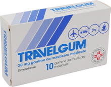 TRAVELGUM*10 gomme mast 20 mg