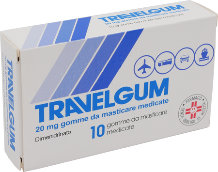 TRAVELGUM*10 gomme mast 20 mg image not present