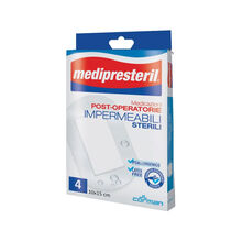 MEDICAZIONE POST OPERATORIA MEDIPRESTERIL IMPERMEABILE 10X15CM 4 PEZZI