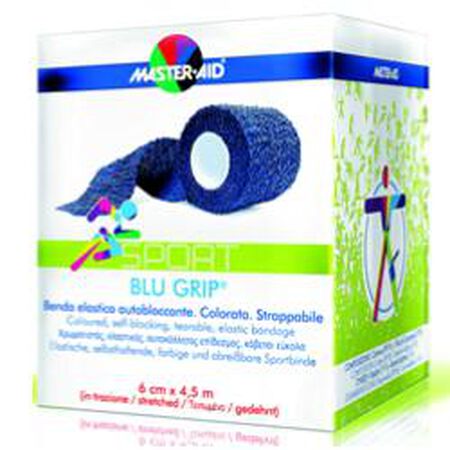 BENDA ELASTICA AUTOBLOCCANTE MASTER-AID BLUGRIP 8X4,5 image not present