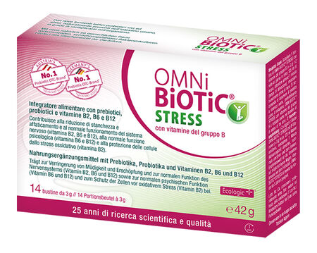 OMNI BIOTIC STRESS VITAMINE GRUPPO B 14 BUSTINE DA 3 G image not present