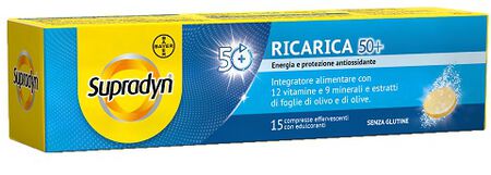 SUPRADYN RICARICA 50+ 15 COMPRESSE EFFERVESCENTI image not present
