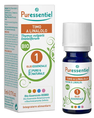 PURESSENTIEL TIMO A LINALOLO OLIO ESSENZIALE BIO 5 ML image not present