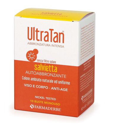 ULTRA TAN SALVIETTE AUTOABBRONZANTI 10 BUSTE image not present
