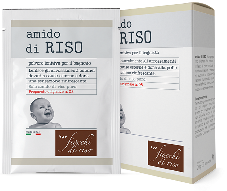 FIOCCHI DI RISO AMIDO DI RISO POLVERE LENITIVO 100 G image not present