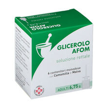 GLICEROLO (AFOM)*AD 6 contenitori monodose 6,75 g soluz rett con camomilla e malva