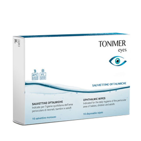 TONIMER EYES SALVIETTINE OFTALMICHE 16 PEZZI image not present