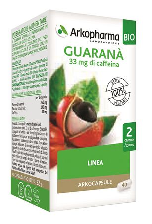 ARKO CAPSULE GUARANA' BIO 40 CAPSULE image not present