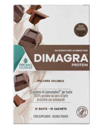 DIMAGRA PROTEIN CIOCCOLATO 10 BUSTE image not present